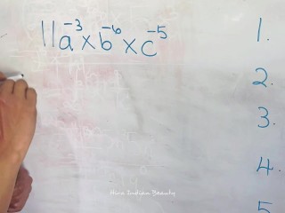 Passionate Indian Math Tutor Makes Learning the Six Laws of Indices Fun with Sexy Dance & Glamour!