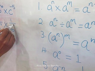 Passionate Indian Math Tutor Makes Learning the Six Laws of Indices Fun with Sexy Dance & Glamour!