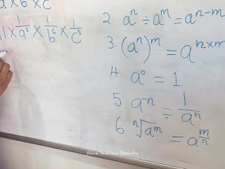 Passionate Indian Math Tutor Makes Learning the Six Laws of Indices Fun with Sexy Dance & Glamour!