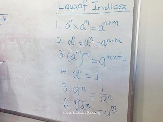 Passionate Indian Math Tutor Makes Learning the Six Laws of Indices Fun with Sexy Dance & Glamour!