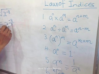 Passionate Indian Math Tutor Makes Learning the Six Laws of Indices Fun with Sexy Dance & Glamour!