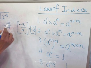 Passionate Indian Math Tutor Makes Learning the Six Laws of Indices Fun with Sexy Dance & Glamour!