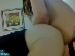 STEP DAUGHTER Fucks STEP MOM With STRAP-ON In Front Of Their Boyfriends