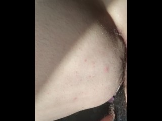 Listen to my step father moan and unload in my hole and watch me push it out