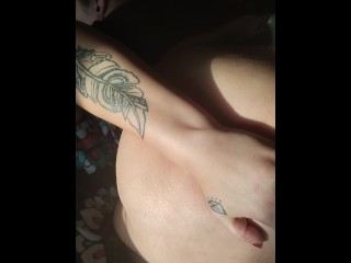 Listen to my step father moan and unload in my hole and watch me push it out