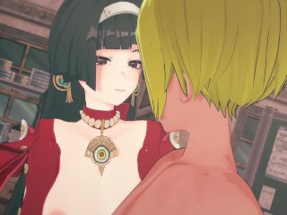 【ゼンレスゾーンゼロ アストラ・ヤオ】3Dエロアニメーション(背後乳揉み⇒手マン⇒手コキ⇒フェラ⇒セックス あすとらやお3 ZZZ Astra Yao hentai sex.耀嘉音色情动画)