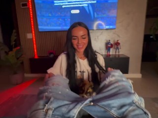 Step Sister Says : Stop Playing Break My Pussy And Cum Inside Me 💦