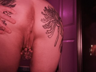 Lior Dandy-Thick Butch Dyke,Spreading my Big Soft Cheeks, Showing off my Pink Slit