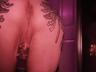 Lior Dandy-Thick Butch Dyke,Spreading my Big Soft Cheeks, Showing off my Pink Slit