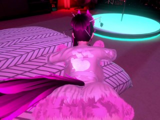 Monster Cat Girl Gets Fucked And Given A Creampie - Fansly Preview - VRChat ERP