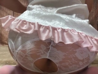 【チャイナドレス】ディルドで疑似SEXオナニー【自宅で静かに】