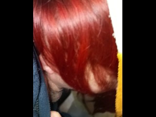 маленькая Сибирская тигрица сосёт член Сибирского медведя и получает сперму на лицо