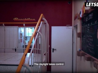 Angry Blonde Teen VS Big Dick Housekeeper - Julia Parker, Jean Pallett