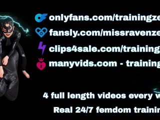 Training Zero Cattle Prod to Balls! Femdom Slave Bondage BDSM Punishment Anal Electric Play Real