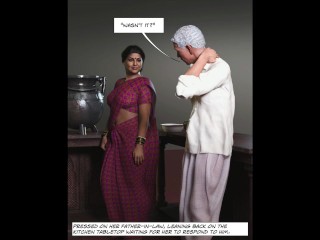 Masala Moments - Chapter 3 - Finally Paru fucked by her father-in-law