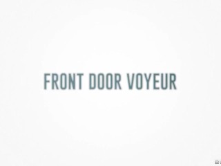 Front Door Voyeur Bambi Barton / Brazzers