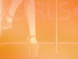 【H GAME】Zoey Nightclub Secrets♡オープニングアニメ 巨乳ギャル エロアニメ Hentai Dance Anime