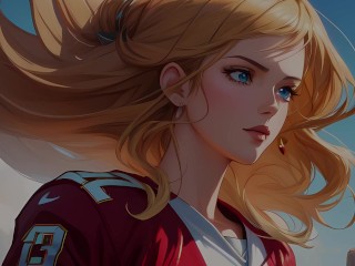 POV You spot the girl of your dreams but she's a Mahomes fan (Anime/Satire/Comedy)