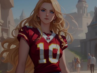 POV You spot the girl of your dreams but she's a Mahomes fan (Anime/Satire/Comedy)