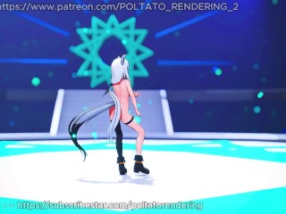 【MMD ホロライブ  4K/60fps】《Shirakami Fubuki (白上フブキ)》~《T-ARA[티아라] "NUMBER NINE [넘버나인]》