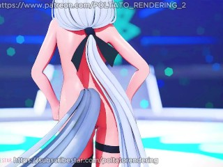 【MMD ホロライブ  4K/60fps】《Shirakami Fubuki (白上フブキ)》~《T-ARA[티아라] "NUMBER NINE [넘버나인]》