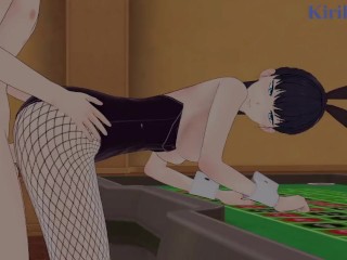 Akira Todo (Bunny Girl) and I have intense sex in the casino. - World's End Harem Hentai