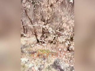 I had to pee twice on the same walk in the park