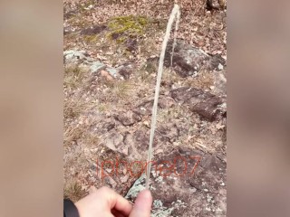 I had to pee twice on the same walk in the park