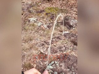 I had to pee twice on the same walk in the park