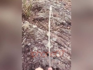 I had to pee twice on the same walk in the park