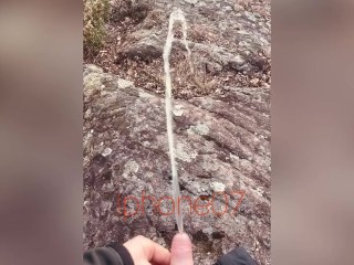 I had to pee twice on the same walk in the park