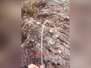 I had to pee twice on the same walk in the park