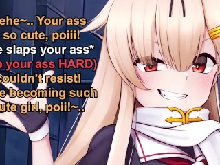 [Hentai JOI] Yuudachi HATES Your Balls (CBT, Feminization, Anal, Humiliation, Femdom, Partial CFNM)