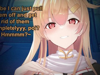 [Hentai JOI] Yuudachi HATES Your Balls (CBT, Feminization, Anal, Humiliation, Femdom, Partial CFNM)