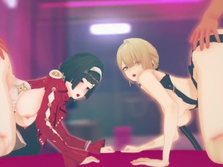 【ゼンレスゾーンゼロ 乱交セックス2】アストラ・ヤオ,イヴリン・シェヴァリエが集団エッチする3Dエロアニメ動画(Evelyn Chevalier,Astra Yao group orgy sex2.)