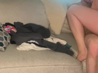 Extreme dirty talking, Amelia taking long cock in her pussy