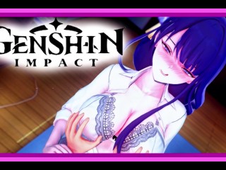 Genshin Impact - Raiden Shogun secretly meets you in the office (don't tell the boss)