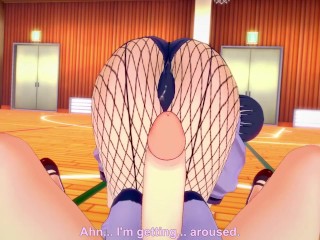 Hinata Hyuga from Naruto Works Out With a Footjob! Hentai POV