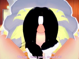 Lusamine from Pokemon Works Out With a Footjob! Hentai POV