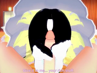 Lusamine from Pokemon Works Out With a Footjob! Hentai POV