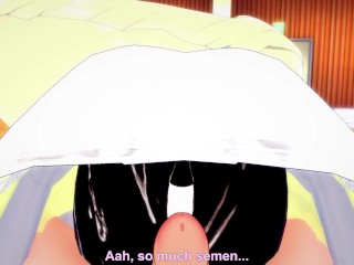 Lusamine from Pokemon Works Out With a Footjob! Hentai POV