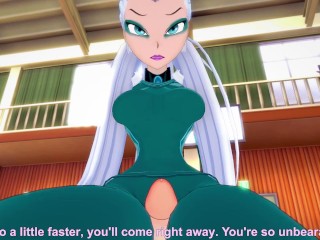 Icy from Winx Club Works Out With a Footjob! Hentai POV