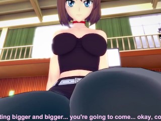 Anzu rom Yu-Gi-Oh! Works Out With a Footjob! Hentai POV