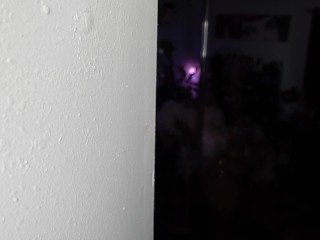 Chubby Slut Catches Loser Roommate