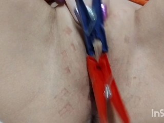 I LOVE TO HURT MY PINK PUSSY..FULL MOVIE 🔥♥️close up view