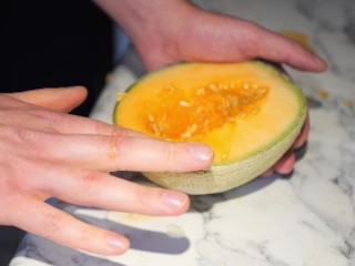 Fat big cock fucks juicy melon until cum and creampie. Very hot and sweet night