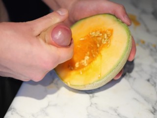 Fat big cock fucks juicy melon until cum and creampie. Very hot and sweet night
