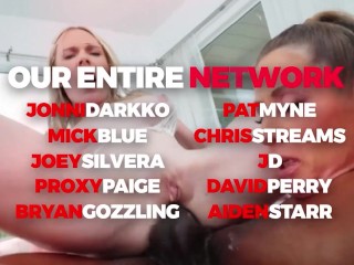 EVILANGEL Scarlet Chase Anal Toy Play While Fucked in Fishnet Bodysuit