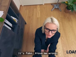 LOAN4K. Horny loan cheater Daruma Rai didn’t mind to make up her fault with ANAL FUCK and brilliant