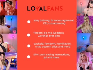 Cum like a girl - sissy slut training